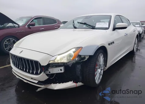 2017 Maserati Quattroporte S Q4 Granlusso из США, поврежденный, VIN ZAM56RRL4H1230275